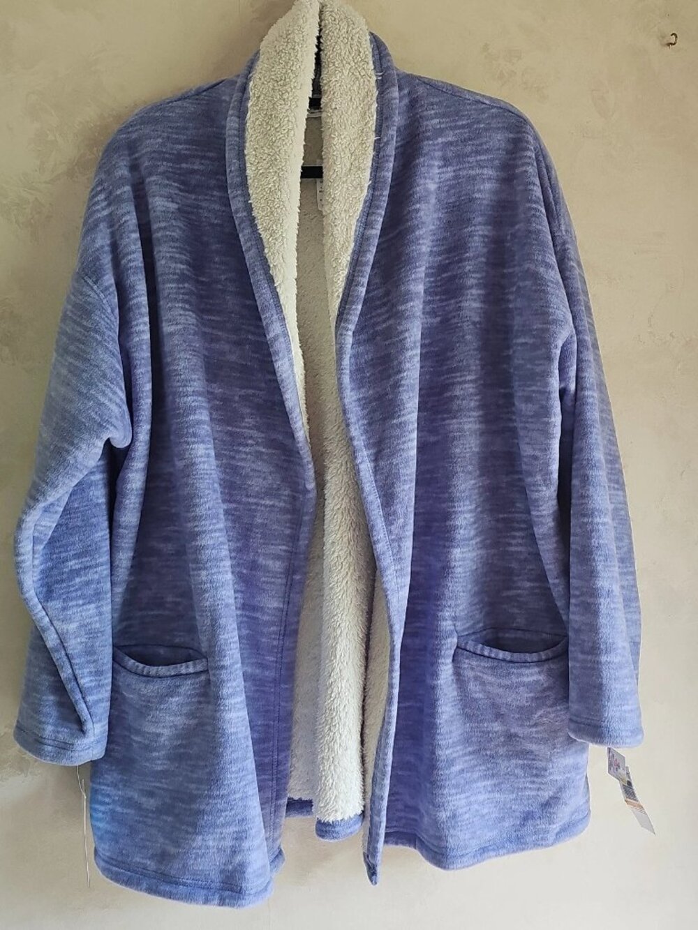 Women’s HUE Bleached Denim Open Front Robe-S/M